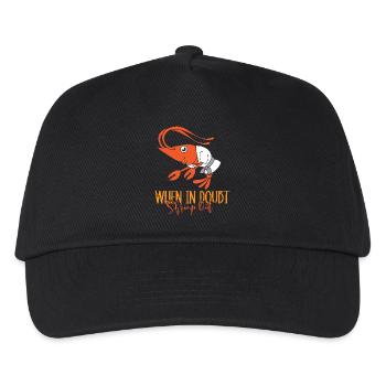 Jiu Jitsu Selbstverteidigung - Kinder Basecap - Schwarz - Vorne