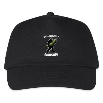 Dill-iberately amusing. Pickle Dill Bigfoot Sasqua - Kids’ Baseball Cap - black - Front