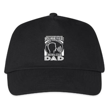 Speech Language Pathologist Dad - Kids’ Baseball Cap - black - Front