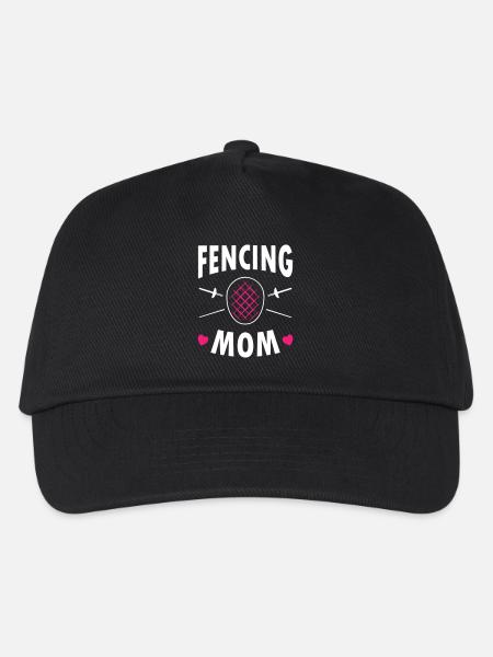 Fencing Mom - Kids’ Baseball Cap - black