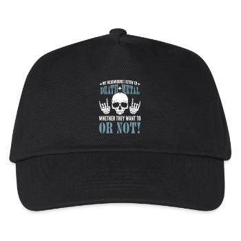 Heavy Metal Band Metal Rock Music Death Metal - Kids’ Baseball Cap - black - Front