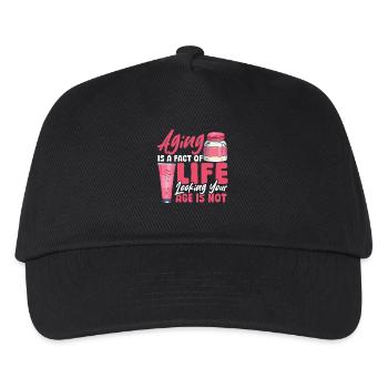 Hair, skin, nails, dermatologist, beautician - Kids’ Baseball Cap - black - Front