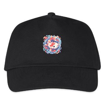 Koi Koi Carp - Kids’ Baseball Cap - black - Front