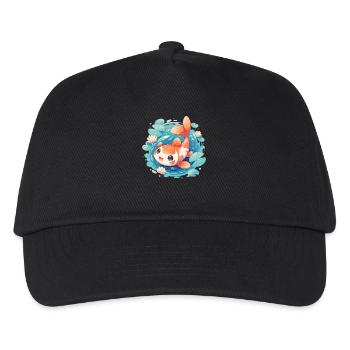 Koi Koi Carp - Kids’ Baseball Cap - black - Front