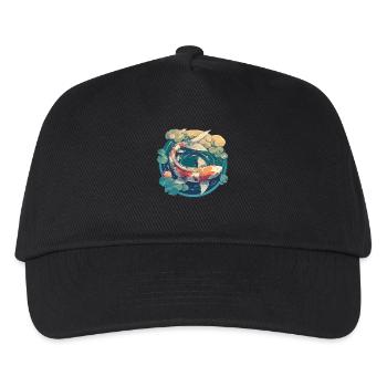 Koi Koi Carp - Kids’ Baseball Cap - black - Front