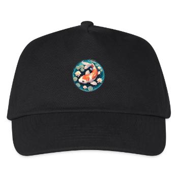 Koi Koi Carp - Kids’ Baseball Cap - black - Front