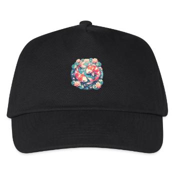 Koi Koi Carp - Kids’ Baseball Cap - black - Front