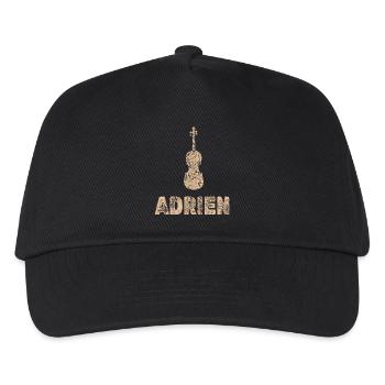 Bratsche Adrien - Kinder Basecap - Schwarz - Vorne