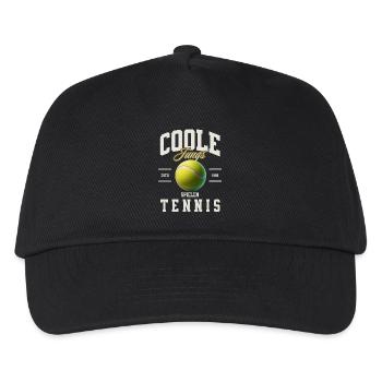 Tennis - Kinder Basecap - Schwarz - Vorne