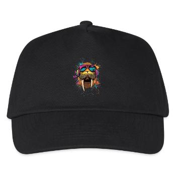 Walrus, tusks, seal, wild Pacific walruses - Kids’ Baseball Cap - black - Front