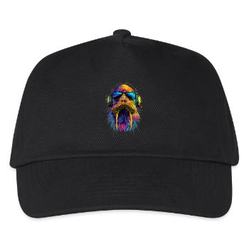 Walrus, tusks, seal, wild Pacific walruses - Kids’ Baseball Cap - black - Front