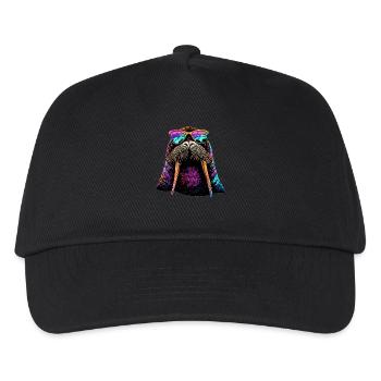 Walrus, tusks, seal, wild Pacific walruses - Kids’ Baseball Cap - black - Front