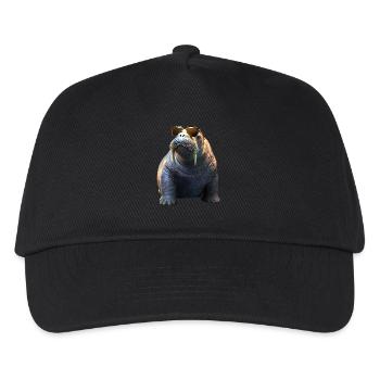 Walrus, tusks, seal, wild Pacific walruses - Kids’ Baseball Cap - black - Front