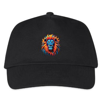 Lion Lover Wildlife Safari Art Lion Colorful - Kids’ Baseball Cap - black - Front