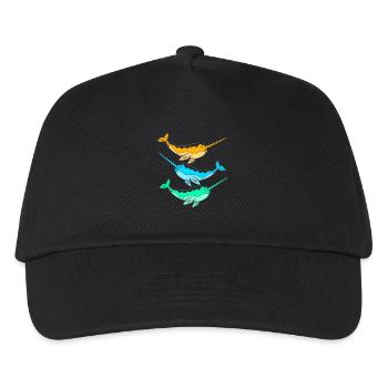 Narval - Casquette de baseball Enfant - noir - Devant