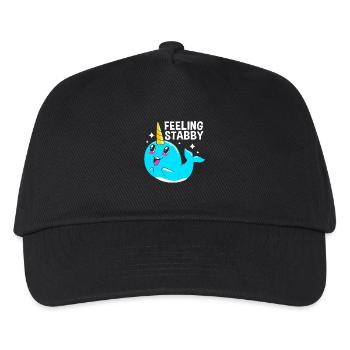 Narval - Casquette de baseball Enfant - noir - Devant
