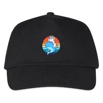 Narval - Casquette de baseball Enfant - noir - Devant