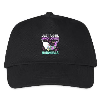 Narval - Casquette de baseball Enfant - noir - Devant