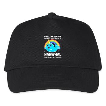 Narval - Casquette de baseball Enfant - noir - Devant