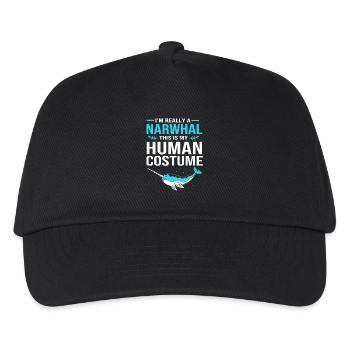 Narval - Casquette de baseball Enfant - noir - Devant