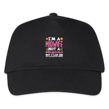 Midwife not magician confusing - Kids’ Baseball Cap - black - Front