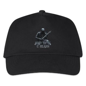 heavy Metal is Religion - Kids’ Baseball Cap - black - Front