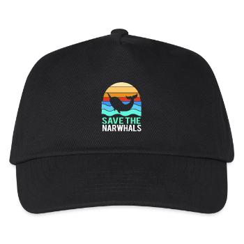 Narval - Casquette de baseball Enfant - noir - Devant