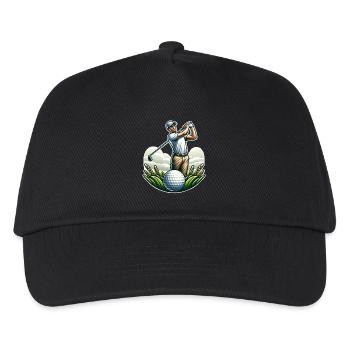 Golfe - Casquette de baseball Enfant - noir - Devant