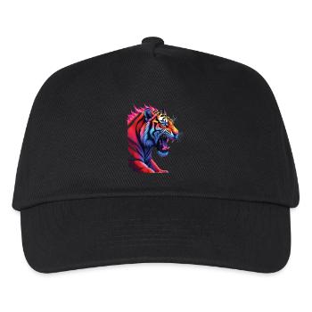 Drôle Tigre Art Animal Nature Faune Animaux Zoo - Casquette de baseball Enfant - noir - Devant