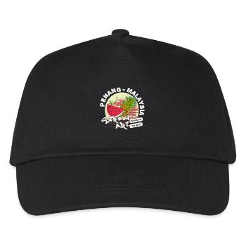 Penang Reisender Asian - Kinder Basecap - Schwarz - Vorne