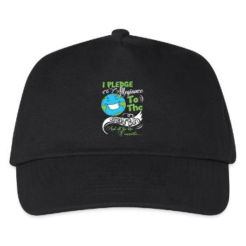 Earth Day Pledge Allegiance To Earth - Kids’ Baseball Cap - black - Front