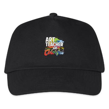 Art Teacher Art Teachers Are Colorful - Kids’ Baseball Cap - black - Front