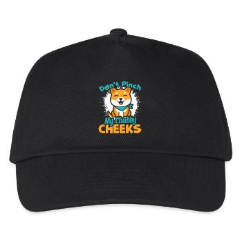 Shiba Inu Don't Pinch My Chubby Cheeks - Kids’ Baseball Cap - black - Front