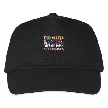 Scrapbooking Crop You Out Scrapbooking - Kids’ Baseball Cap - black - Front