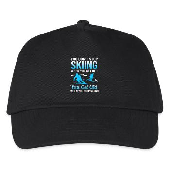 Ski Ski Holiday - Kids’ Baseball Cap - black - Front