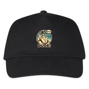 Thumbs up guy, cool guy calls all people guy guy - Kids’ Baseball Cap - black - Front