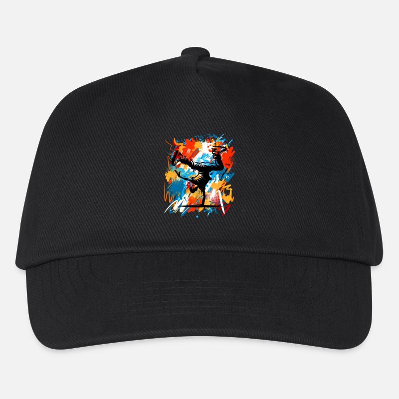 Breakdance - Kinder Basecap - Schwarz