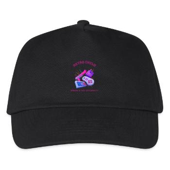 Retro child - Où est Internet ? - Casquette de baseball Enfant - noir - Devant