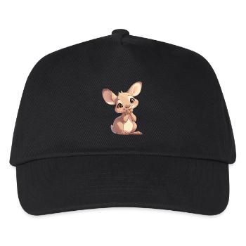 Kangaroos Kangaroo - Kids’ Baseball Cap - black - Front