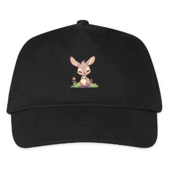 Kangaroos Kangaroo - Kids’ Baseball Cap - black - Front