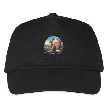 Kangaroos Kangaroo - Kids’ Baseball Cap - black - Front