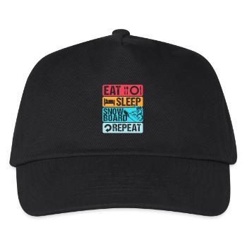 Snowboard Snowboarding Snowboard Holidays Snowboarders - Kids’ Baseball Cap - black - Front