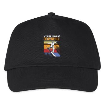 Snowboard Snowboarding Snowboard Holidays Snowboarders - Kids’ Baseball Cap - black - Front