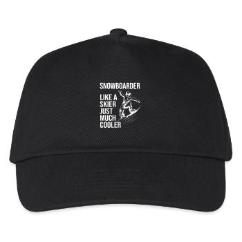 Snowboard Snowboarding Snowboard Holidays Snowboarders - Kids’ Baseball Cap - black - Front