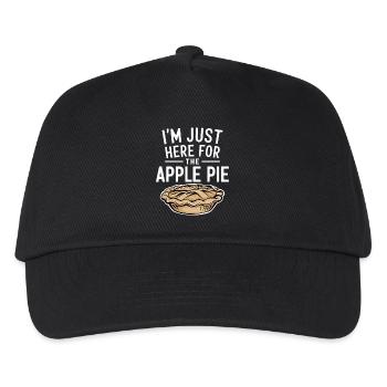 Apple Pie Saying Funny Apple Pie Gift - Kids’ Baseball Cap - black - Front