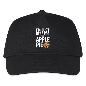 Apple Pie Saying Funny Apple Pie Gift - Kids’ Baseball Cap - black - Front