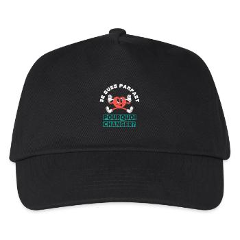 Je suis parfait pourquoi changer? - Casquette de baseball Enfant - noir - Devant