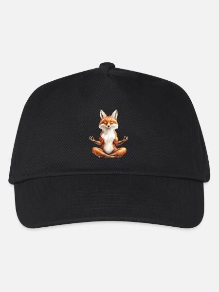 Fuchs - Kinder Basecap - Schwarz