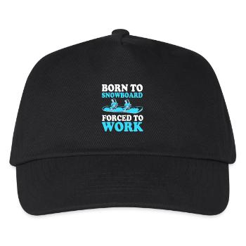 Snowboard Snowboarding Snowboard Holidays Snowboarders - Kids’ Baseball Cap - black - Front