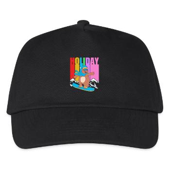 Snowboard Snowboarding Snowboard Holidays Snowboarders - Kids’ Baseball Cap - black - Front